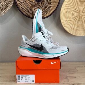 Nike Women's Cactus, White and Black Pegasus 41 Running Shoes